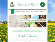Tablet Screenshot of bauernmarkt-dasing.de
